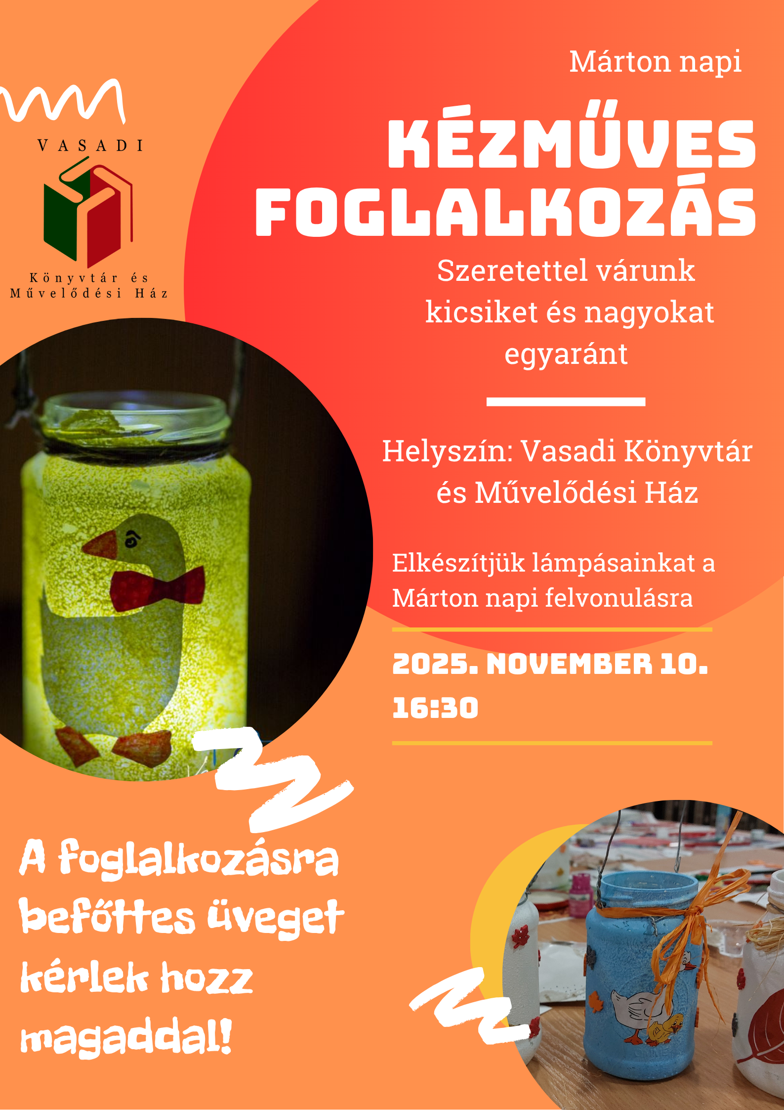 Márton napi kézműves plakát plakát