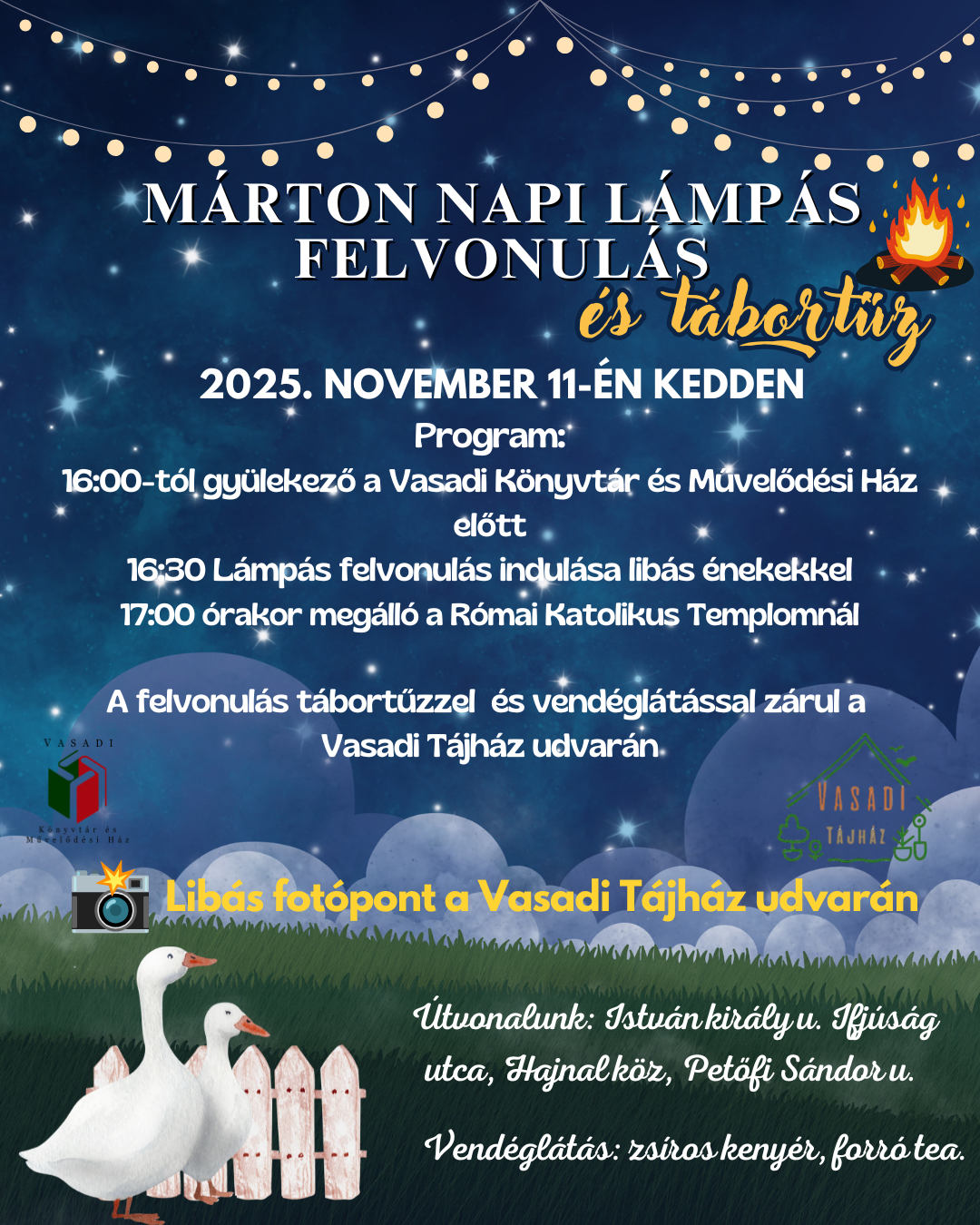 Márton napi lámpás felvonulás plakát Márton napra