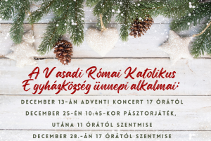 A Vasadi Római Katolikus Egyházközség Ünnepi alkalmai